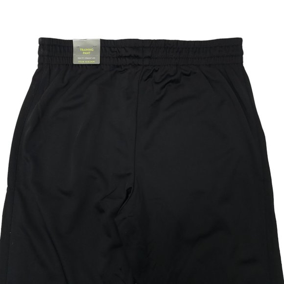 Tek Gear Training Pant Mens S Piped Tricot Drawstring Elastic Waist Black NEW - Picture 12 of 13